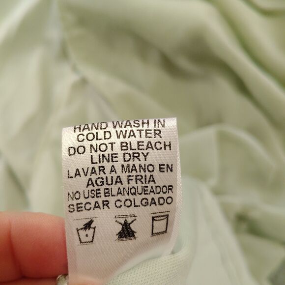 Baltic Born K Maxi Gown XS Katrina Bridesmaid Sage Green Chiffon Flowy high slit - Picture 11 of 11